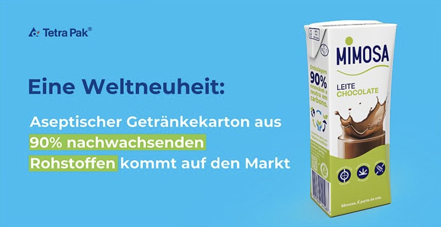 Tetra Pak und Lactogal erhöhen den Anteil an nachwachsenden Rohstoffen durch eine faserbasierte Barriere